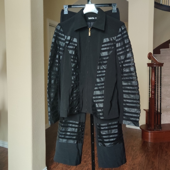 Tibaldi 2pc Black Pant Set - Picture 8 of 12